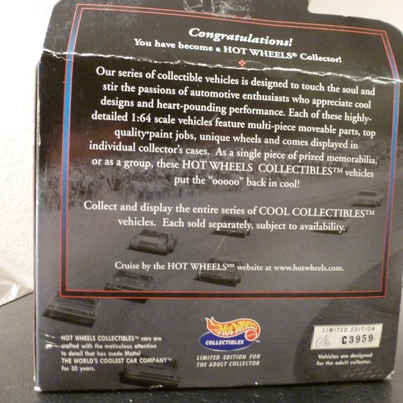 Hot Wheel Collectibles '57Oldsmobile car Limited - Picture 3 of 7